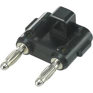 trucomponents TRU Components TC-R8-84 Verbindungsstecker Schwarz Stift-Ø: 4mm Stiftabstand: 19mm