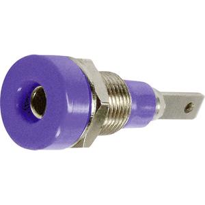 Stäubli LB-I2R Laborbuchse Buchse, Einbau vertikal Stift-Ø: 2mm Violett
