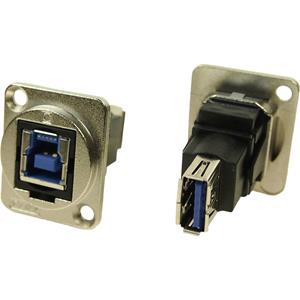cliff XLR Adapter USB B Buchse 3.0 auf USB A Buchse 3.0 Adapter, Einbau Inhalt: 1St.