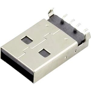 connfly USB A Stecker Buchse, Einbau horizontal Inhalt