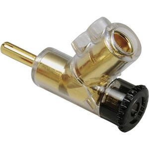 trucomponents TRU COMPONENTS Banaanstekker Stekker, recht Stift-Ø: 4 mm Zwart 1 stuk(s)