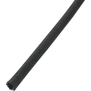 trucomponents TRU COMPONENTS 1570910 BS1000-FR3 Gevlochten slang Zwart PET 12.70 tot 12.70 mm per meter