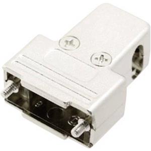 mhconnectors MH Connectors MHTRI-M-09-K 6550-0100-01 D-sub behuizing Aantal polen: 9 Kunststof, gemetalliseerd 180 °, 45 °, 45 ° Zilver 1 stuk(s)
