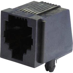 econconnect econ connect MEB6/6P Modulaire inbouwbus Bus, inbouw horizontaal Aantal polen: 6 Zwart 1 stuk(s)