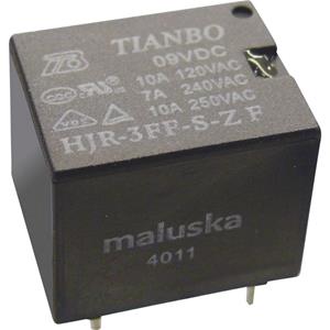 tianboelectronics Tianbo Electronics HJR-3FF-12VDC-S-ZF Printrelais 12 V/DC 15A 1 Wechsler