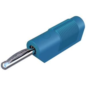 skshirschmann SKS Hirschmann VSB 20 Bananenstecker Stecker, gerade Stift-Ø: 4mm Blau