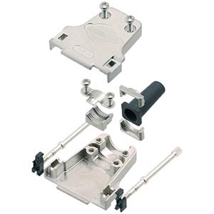 encitech DTZF37-RG-LJS-M3-K D-sub behuizing Aantal polen: 37 Tinspuitgiet 180 ° Metaal 1 stuk(s)