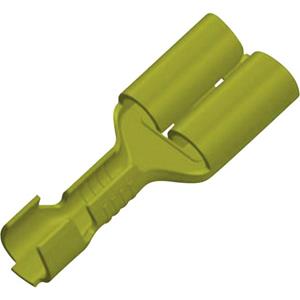 Vogt AG Verbindungstechnik 3831h08.60 Platte stekker (female) Vibratieveilig Insteekbreedte: 6.3 mm Insteekdikte: 0.8 mm 180 ° Ongeïsoleerd Messing 1 stuk(s)