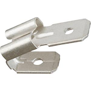 Klauke 725 Flachsteckverteiler Steckbreite: 6.3mm Steckdicke: 0.8mm 15° Unisoliert Metall