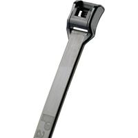 Panduit ILT3S-C0 ILT3S-C0 Kabelbinder 292mm 4.80mm Schwarz mit flacher Kopfgeometrie, Witterungsstab