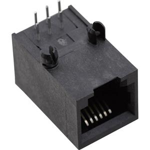 belstewartconnectors BEL Stewart Connectors SS64600-020F Modulaire inbouwbus, horizontaal Bus, inbouw horizontaal Aantal polen: 6P6C Zwart 1 stuk(s)