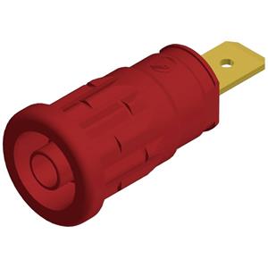 skshirschmann SKS Hirschmann SEP 2620 F6,3 Sicherheits-Laborbuchse Buchse, Einbau vertikal Stift-Ø: 4mm Rot