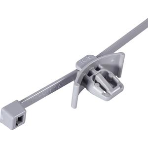 HellermannTyton 156-00446 T50RFT62X122-HR Kabelbinder 200mm 4.60mm Schwarz mit Spreizanker und Telle