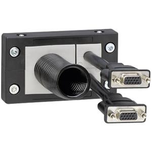 icotek KEL 10/6 Kabeleinführungsleiste Polyamid Schwarz 1St.