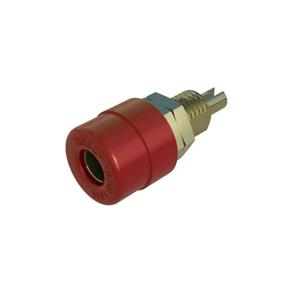 skshirschmann SKS Hirschmann BIL 20 Au Laborbuchse Buchse, Einbau vertikal Stift-Ø: 4mm Rot