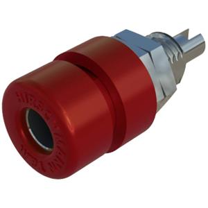 skshirschmann SKS Hirschmann BIL 30 Laboratoriumbus Bus, inbouw verticaal Stift-Ø: 4 mm Rood 1 stuk(s)