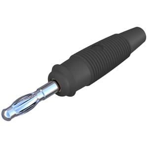 skshirschmann SKS Hirschmann LAS 30 Lamellenstekker Stekker, recht Stift-Ø: 4 mm Zwart 1 stuk(s)