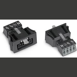 wago Netz-Steckverbinder WINSTA MINI Serie (Netzsteckverbinder) WINSTA MINI Buchse, gerade Gesamtpol