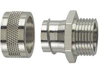 HellermannTyton 166-31005 PSC25-FM-M25 Schlauchverschraubung Metall M25 21.10mm Gerade 1St.
