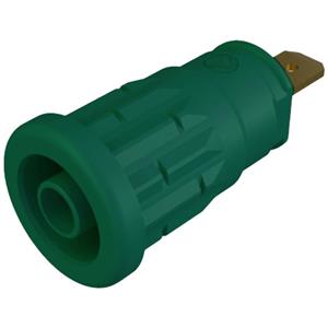 skshirschmann SKS Hirschmann SEP 2610 F4,8 Veiligheids-labconnector, female Bus, inbouw verticaal Stift-Ø: 4 mm Groen 1 stuk(s)
