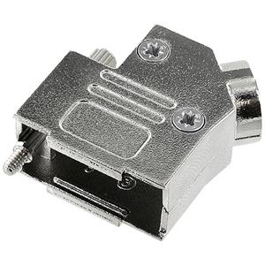 encitech D45ZK09HI-K D-sub behuizing Aantal polen: 9 Volledig metaal 45 ° Zilver 1 stuk(s)
