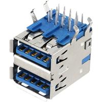 econconnect Econ connect USB Steckverbinder Buchse, Einbau horizontal 2 Ports Inhalt