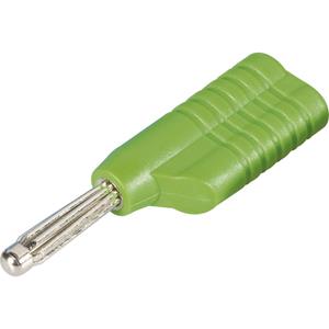 Schnepp S 4041 S Büschelstecker Stecker, gerade Stift-Ø: 4mm Grün