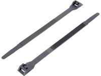 trucomponents TRU Components 1592783 TC-DK-265BK203 Kabelbinder 265mm 9mm Schwarz mit Doppelkopf