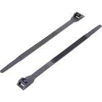 trucomponents TRU Components 1592833 TC-DK-180SBK203 Kabelbinder 180mm 6mm Schwarz mit Doppelkopf