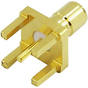 TRU COMPONENTS SMB-connector Bus, inbouw verticaal 50 Ω 1 stuk(s)