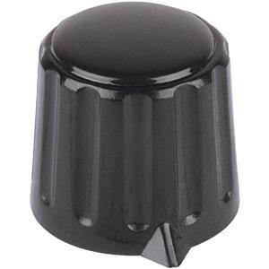 Mentor 4309.6131 Draaiknop Met wijzer Zwart (Ø x h) 15 mm x 16 mm 1 stuk(s)