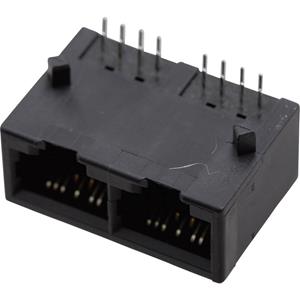 belstewartconnectors BEL Stewart Connectors Modulare Einbaubuchse Multiport ohne Flansch Buchse, Einbau horizontal Pole: