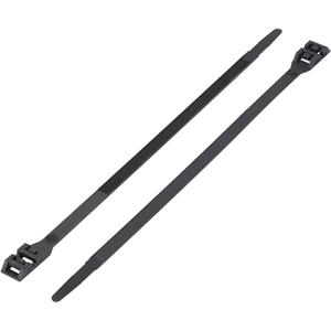 trucomponents TRU Components 1592838 TC-DK-760BK203 Kabelbinder 760mm 9mm Schwarz mit Doppelkopf