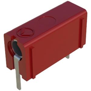 skshirschmann SKS Hirschmann PB 4 Testbus Bus, inbouw verticaal Stift-Ø: 4 mm Rood 1 stuk(s)