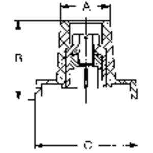 Mentor 4129.063 Abdeckkappe Schwarz Passend für Drehknöpfe Serie 36