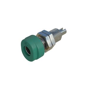 skshirschmann SKS Hirschmann BUG 10 Laboratoriumbus Bus, inbouw verticaal Stift-Ø: 4 mm Groen 1 stuk(s)