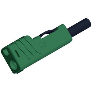 skshirschmann SKS Hirschmann SLS 200 Laboratoriumstekker Stekker, recht Stift-Ø: 4 mm Groen 1 stuk(s)
