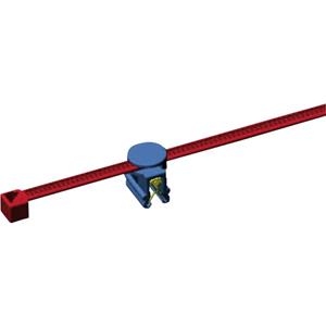 HellermannTyton 156-01601 CBTO50R-PA66-BK-D1 Kabelbinder 200mm 4.60mm Schwarz mit drehbarer Halterun