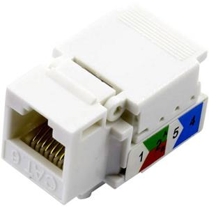 trucomponents TRU Components RJ45 Kupplung, CAT 6 Kupplung, gerade Weiß 93038C373