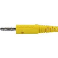 Schützinger FK 8L Ni / GE Lamellenstecker Stecker, gerade Stift-Ø: 4mm Gelb