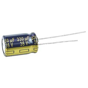 panasonic EEUFC1V331 Elektrolytische condensator Radiaal bedraad 5 mm 330 µF 35 V 20 % (Ø x l) 10 mm x 16 mm 1 stuk(s)