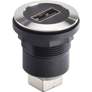 Schlegel USB-Einbaubuchsen 2.0 Buchse, Einbau RRJVA_USB_AB Inhalt: 1St.