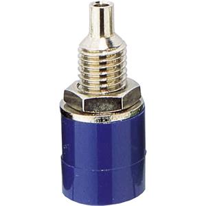 trucomponents TRU COMPONENTS Laboratoriumbus Bus, inbouw verticaal Stift-Ø: 4 mm Blauw 1 stuk(s)