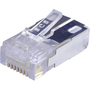 belstewartconnectors BEL Stewart Connectors 943-SP-370808SM2-FS-B1000 Modulaire stekker afgeschermd Cat.5e Stekker, recht Aantal polen: 8P8C Glas (helder) 1 stuk(s)