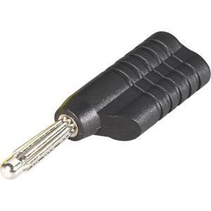 schnepp S 4041 L sw Pluimstekker Stekker, recht Stift-Ø: 4 mm Zwart 1 stuk(s)