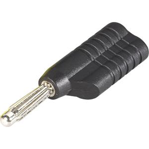 Schnepp S 4041L sw Büschelstecker Stecker, gerade Stift-Ø: 4mm Schwarz