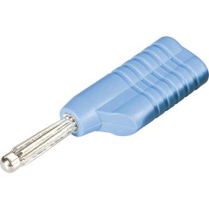 schnepp S 4041 L bl Pluimstekker Stekker, recht Stift-Ø: 4 mm Blauw 1 stuk(s)