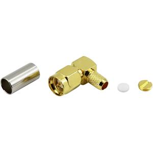 Conrad Components SMA-connector Stekker, haaks 50 Ω RG 58 1 stuk(s)