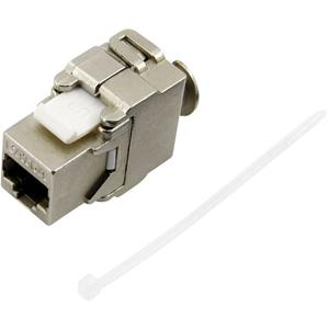 trucomponents TRU Components RJ45 Kupplung, CAT 6a Kupplung, gerade Metall 93038C360 1St.