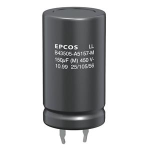 tdk B43504-A9107-M Elektrolytische condensator Snap-in 10 mm 100 µF 20 % (Ø x h) 22 mm x 35 mm 1 stuk(s)